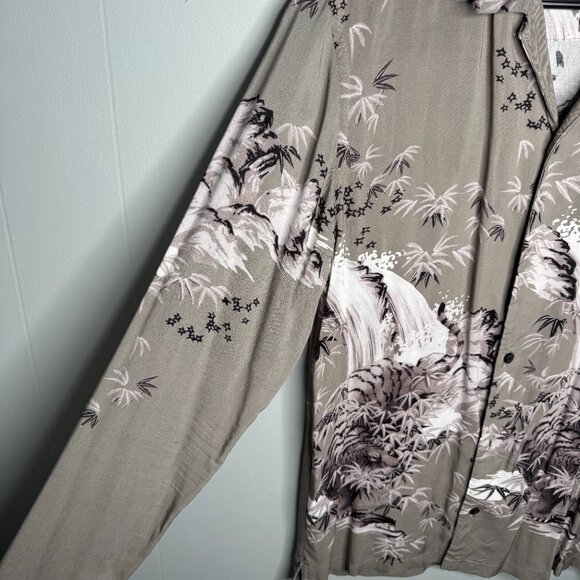 All Saints Standard Fit Long Sleeve Button Down Shirt - Picture 5 of 6